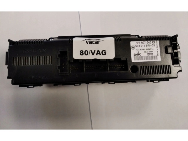 Блок управления климат-контролем 7P6907040CF   Volkswagen Touareg II
