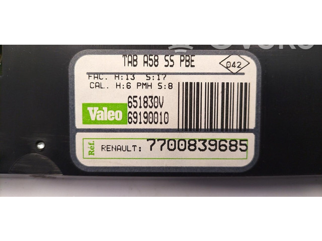Блок управления климат-контролем 7700839685   Renault Safrane