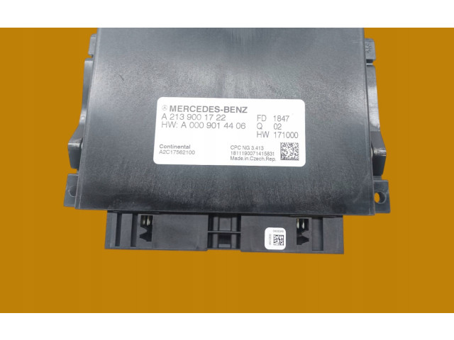 Блок управления коробкой передач A2139001722   Mercedes-Benz C W205