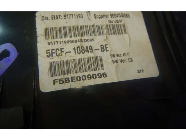 Přístrojová deska  Fiat Stilo 2006 5FCF10849BE, 5FCF10849BE  