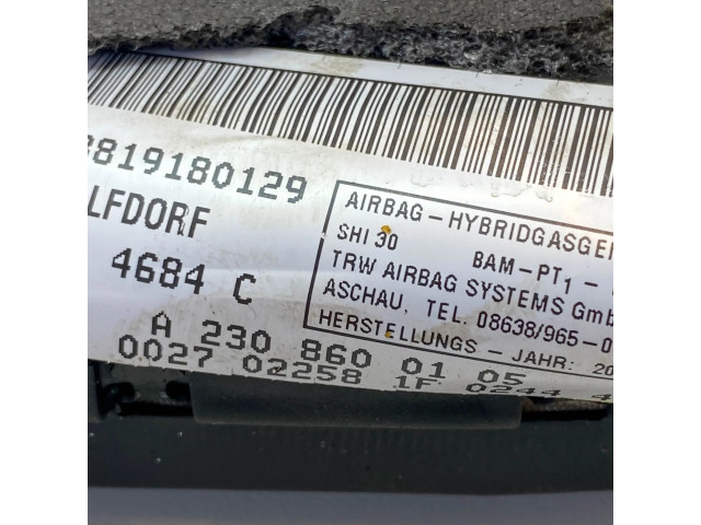 Подушка безопасности двери 2308600105, A2308600105   Mercedes-Benz SL R230