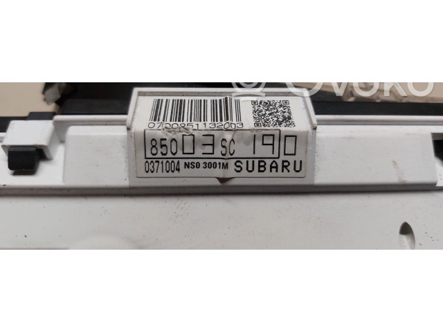 Přístrojová deska  Subaru Forester SH 2011 85003SC190, NS03001M  