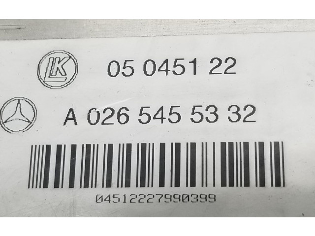   Pojistková skříňka A0265455332   Mercede-Benz S W220 2000