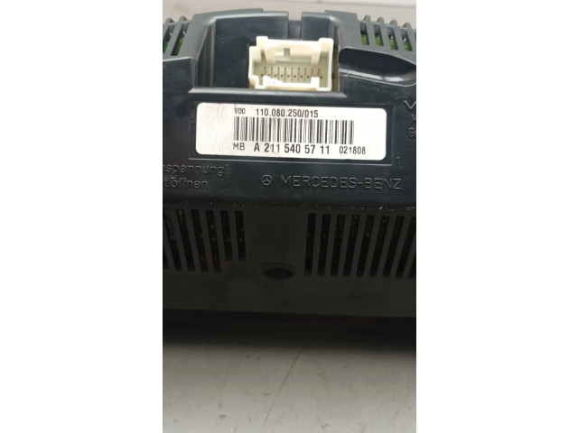 Панель приборов A2115405711, 110080250015   Mercedes-Benz E W211       