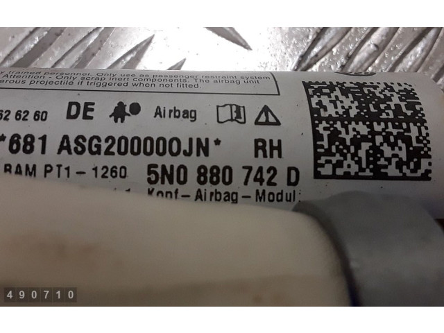 Боковая подушка безопасности 5n0880742d   Volkswagen Tiguan