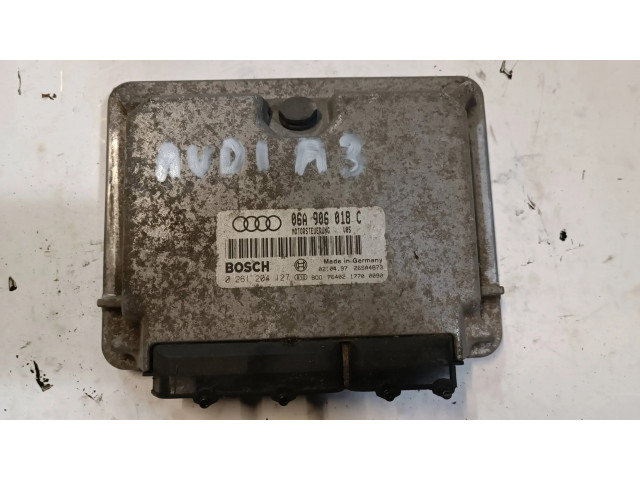 Блок управления двигателя 06a906018c, 0261204127   Audi A3 S3 8L