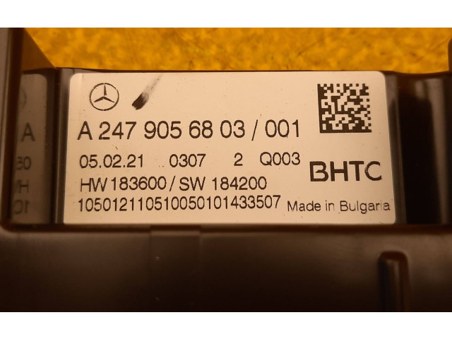 Блок управления климат-контролем A2479056803, A2479056803   Mercedes-Benz CLA C118 X118