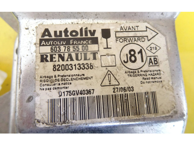 Блок подушек безопасности 8200313338, 603785500   Renault Espace -  Grand espace IV