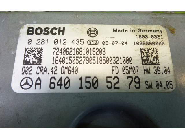Řídící jednotka A6401505279   Mercedes-Benz A W169 2005