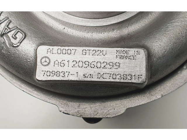  Турбина Mercedes-Benz ML W163  A6120960299         