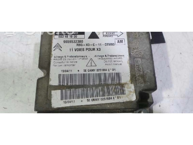 Блок подушек безопасности 9659532380, 603481900   Citroen C5