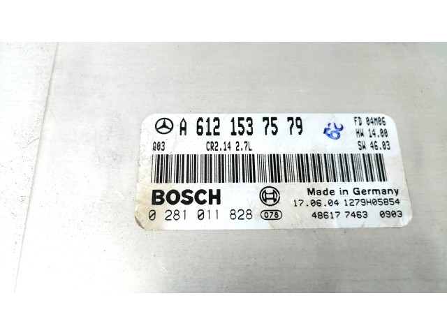 Řídící jednotka A6121537579   Mercedes-Benz C W203 2005