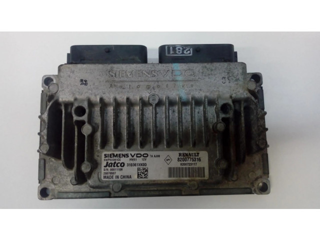 Блок управления коробкой передач 8200865078, 8200723117   Renault Laguna III