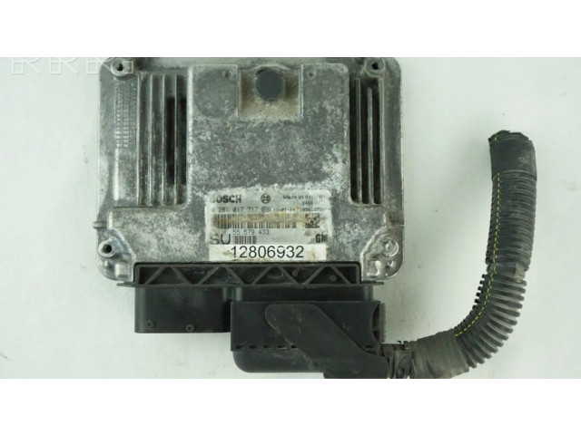 Блок управления двигателя 0281017717, 55579433   Saab 9-3 Ver2
