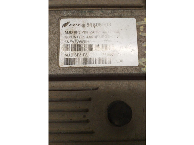 Řídící jednotka 51806508, 51806508   Fiat Punto Evo 2009