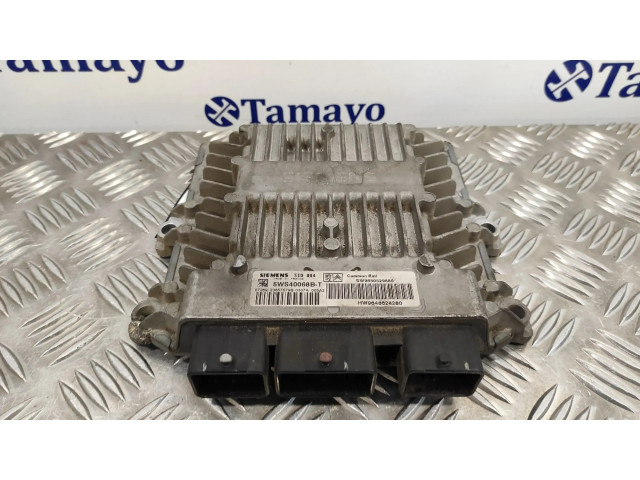 Блок управления двигателя 5WS40068BT, 9648624280   Citroen C3