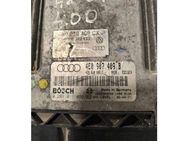 Řídící jednotka 4E0907409B, 4E0910489C   Audi A8 S8 D5 2003