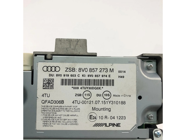 Дисплей    8V0857273M   Audi A3 S3 8V