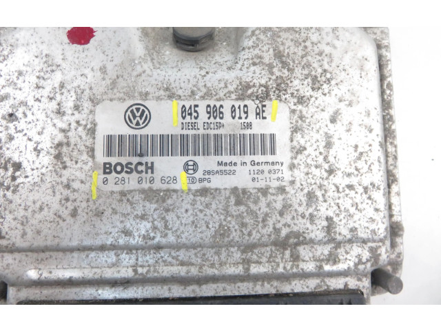 Блок управления двигателя 0281010628, 045906019AE   Volkswagen Lupo