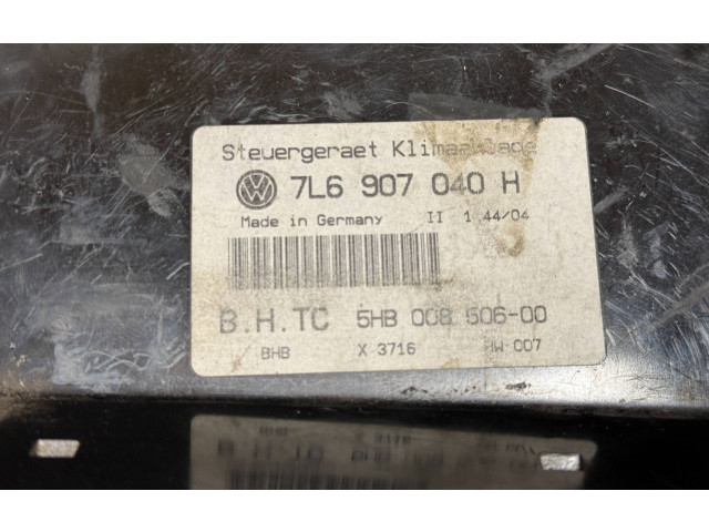 Блок управления климат-контролем 7L6907040H, 5HB00850600   Volkswagen Touareg I