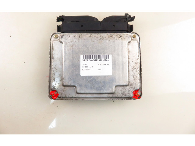 Řídící jednotka 0281010891, 038906019DQ   Seat Alhambra (Mk1) 2001