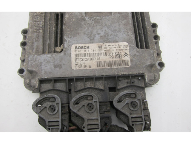 Блок управления двигателя 9652590380   Peugeot 807