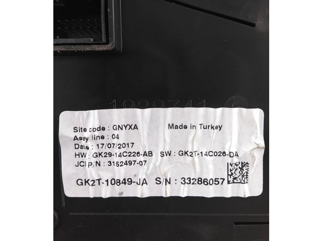 Přístrojová deska  Ford Transit Custom 2017 GK2T-10849-JA, GK2T-10849-JA  