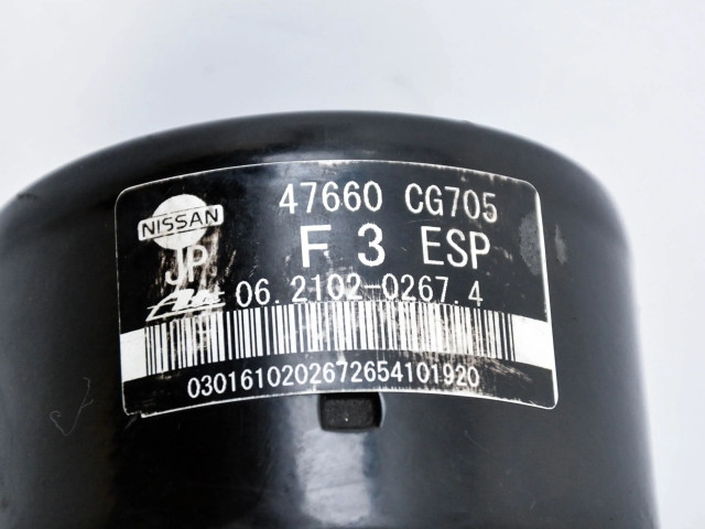 Jednotka ABS 47660CG705, 06.2102-0267.4   Infiniti FX 2005