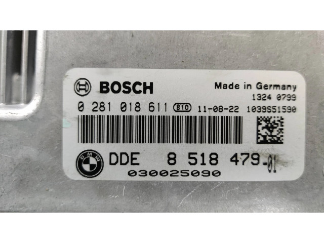 Řídící jednotka 8518479, 0281018611   BMW 5 F10 F11 2012