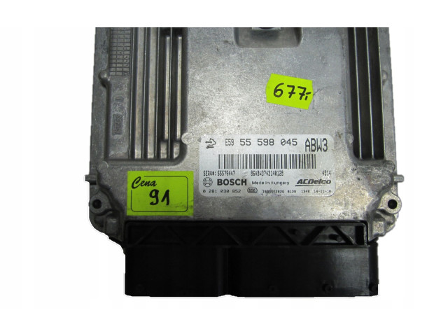 Вентилятор радиатора     0281030852    Opel Astra J 