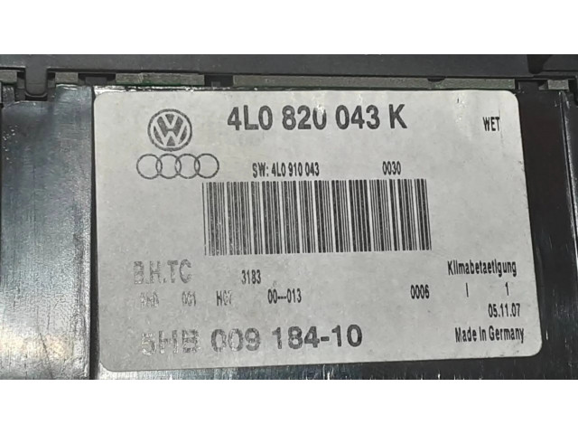 Блок управления климат-контролем 4L0820043K   Audi Q7 4L