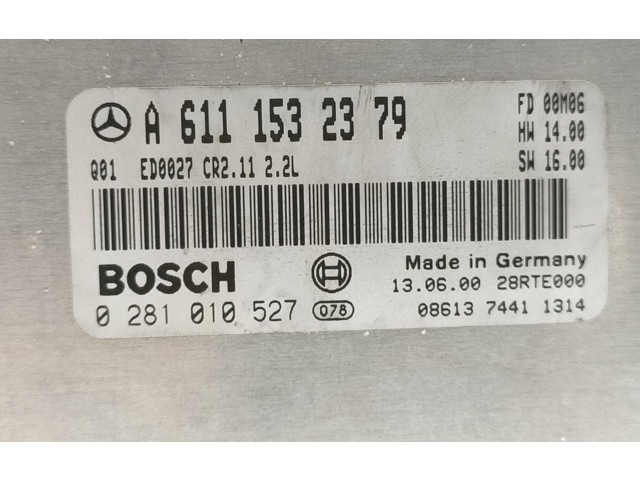 Řídící jednotka 0281010527   Mercedes-Benz C W203 2001