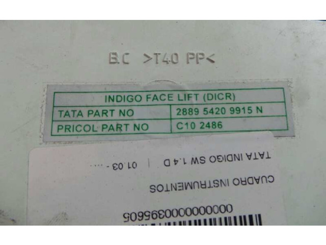 Přístrojová deska  Tata Indigo I 2009 PRICOL  
