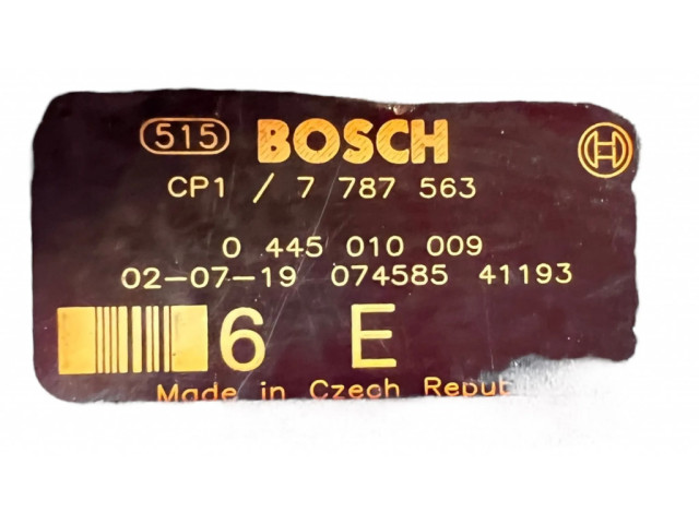 Vstřikovací čerpadlo 7787563, 0445010009   BMW 5 E39  pro naftový motor 3.0  