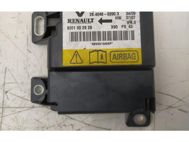 Блок подушек безопасности 8201002829   Renault Sandero I