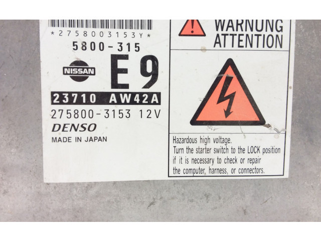 Řídící jednotka 23710AW42A, 2758003153   Nissan Primera 2003
