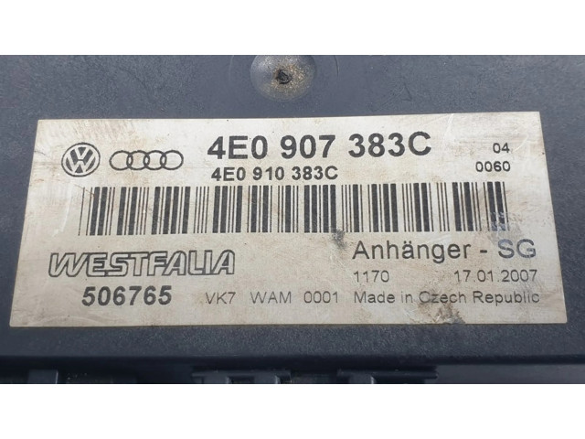 Блок управления 4E0907383C, 4E0910383C   Audi Q7 4M