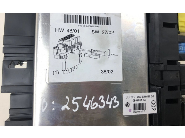   Pojistková skříňka 05045117, A2305454632   Mercedes-Benz SL R230 2002