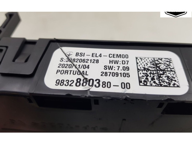  Pojistková skříňka 9832880380, 9832880380   Peugeot 2008 II 2020
