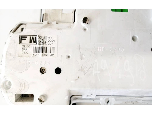 Přístrojová deska  Honda Jazz 2004 78100saag300, hr0294207  