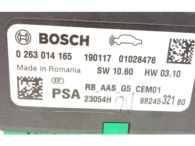 Řídící jednotka 9824532180, 0263014165   Peugeot 2008 I 2019
