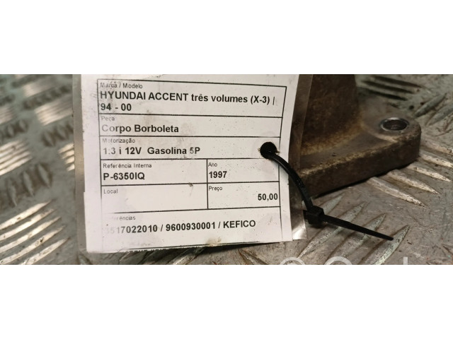 Vstřikovací lišta 3517022010   Hyundai Accent  pro benzínový motor   