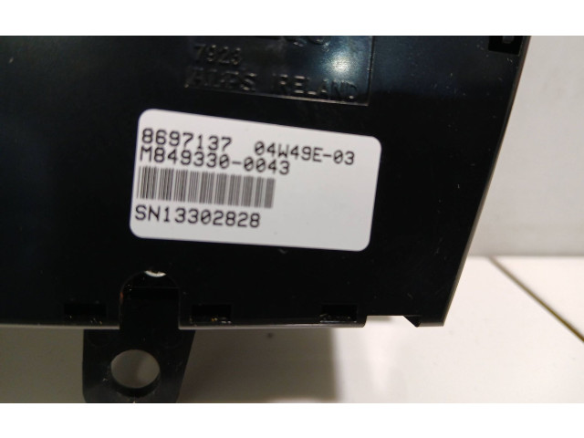 Блок управления климат-контролем 8697137, 04W49E03   Volvo XC90