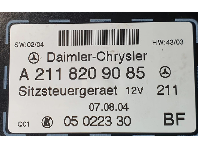 Модуль управления сидением A2118209085   Mercedes-Benz CLK A209 C209