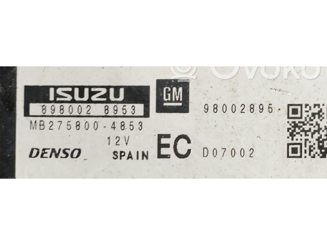Řídící jednotka 8980028953, 8980028953   Opel Astra H 2008