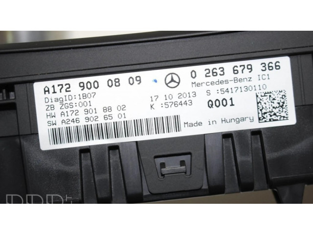 Přístrojová deska  Mercedes-Benz SLK R172 2013 A1729000809, A1729018802  
