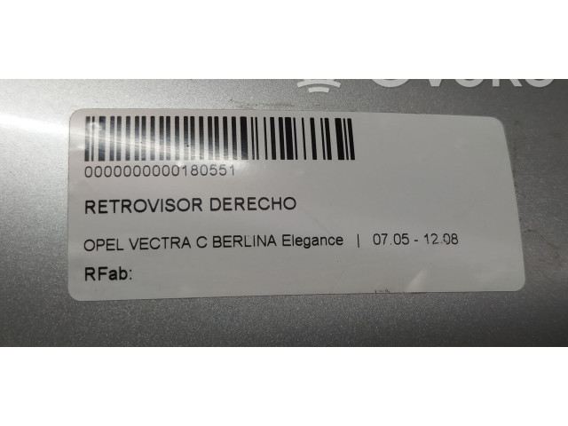Zpětné zrcátko  Opel Vectra C 2008  13253329  