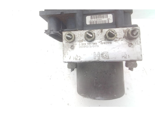 Блок управления АБС 0265231583, 0265231583   Opel Meriva A
