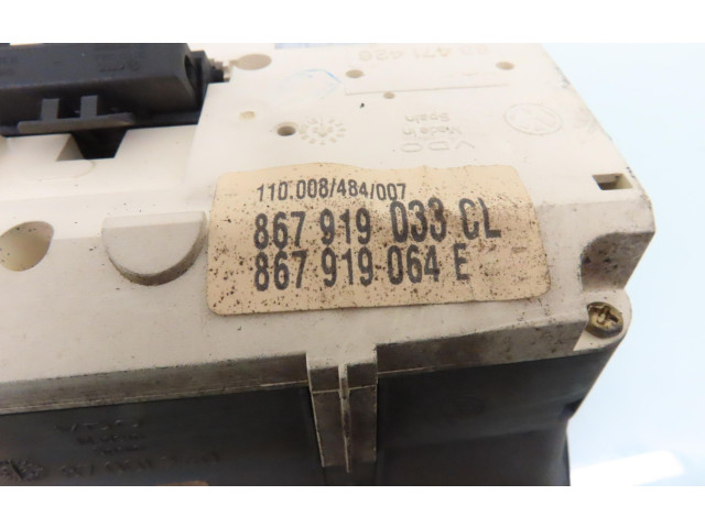 Zpětné zrcátko  Volkswagen Polo II 86C 2F 1994  867919064E, 867919033CL  