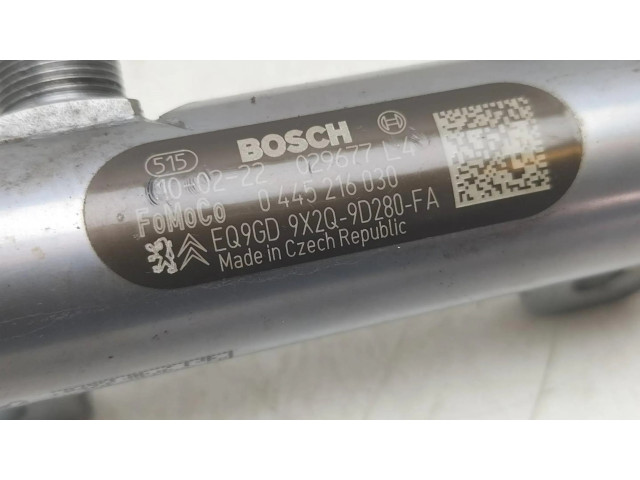 Vstřikovací lišta 9X2Q9D280FA, 0445216030   Citroen C6  pro naftový motor   